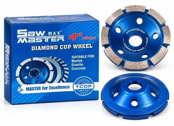 SAW MASTER MAX Diamond Cup Wheel (Segment) 3"