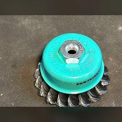 POWERTEX Knotted Wire Cup Brush 3"